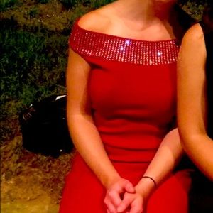 Vince Otto red dress bought in Barcelona